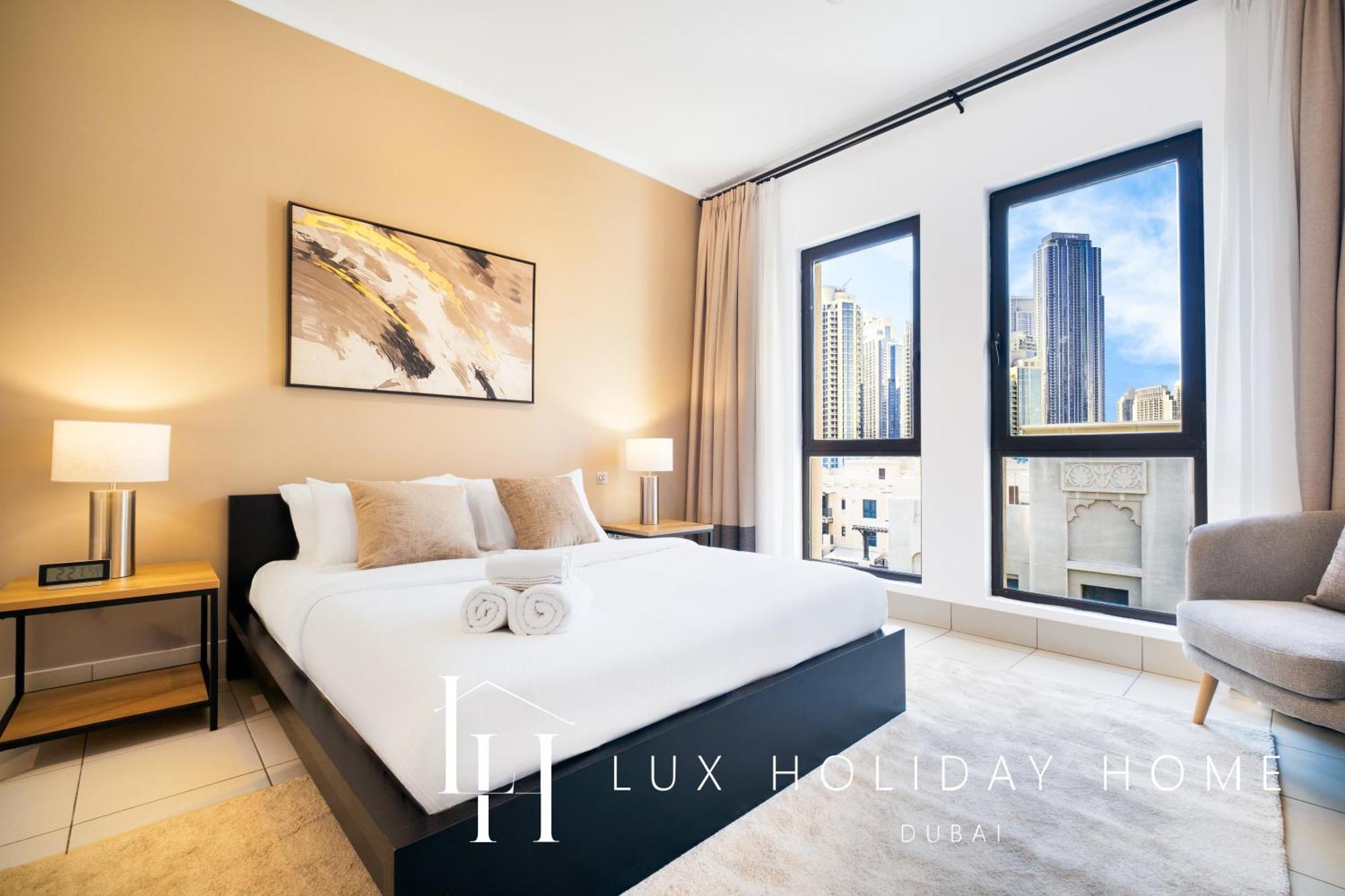 Lux The Reehan Burj Khalifa View Suite Dubai Dış mekan fotoğraf